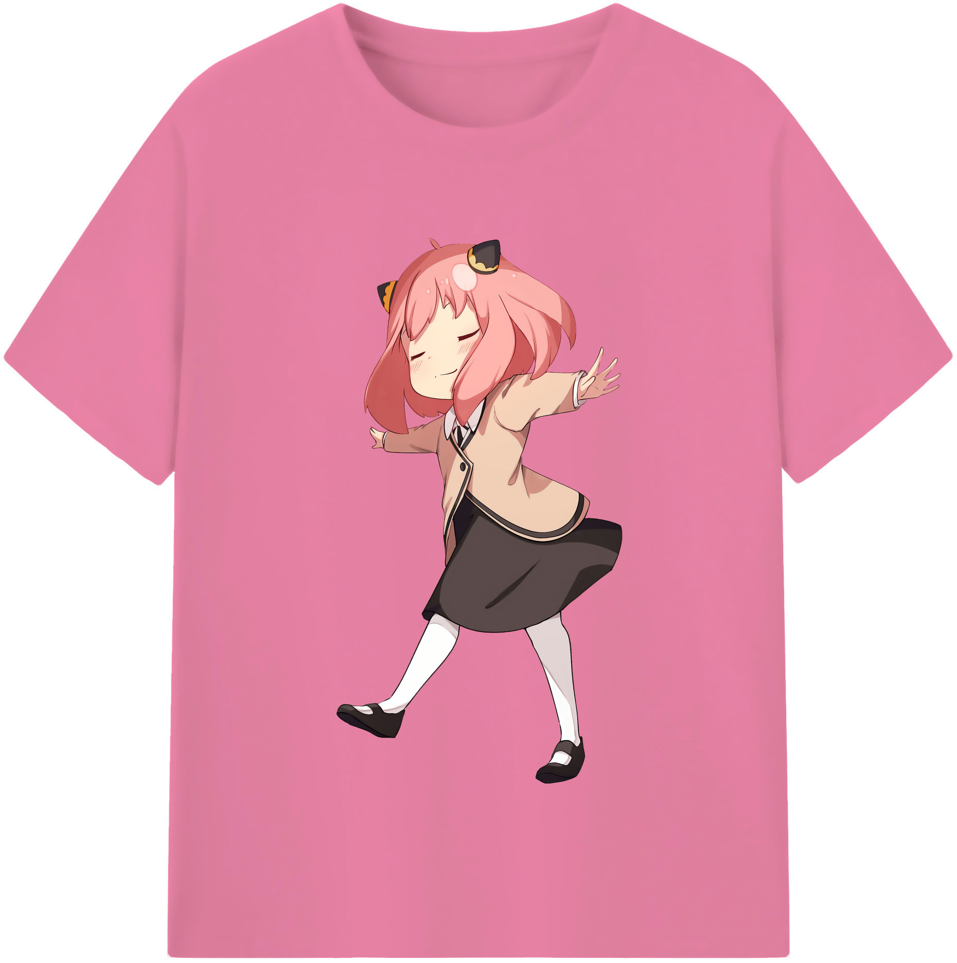 （画像用） SPY×FAMILY间谍家家酒 綿100％半袖Tシャツ（フロントプリント）